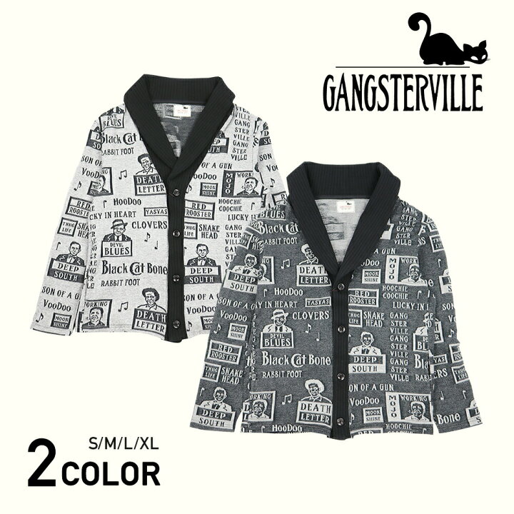 楽天市場】残りSサイズのみ GANGSTERVILLE MOJO - SHAWL CARDIGAN 