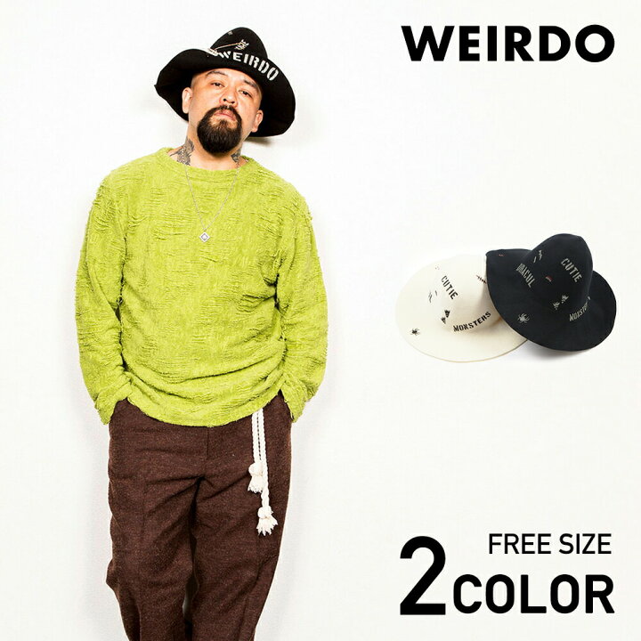 楽天市場】WEIRDO MONSTERS - HAT ウィアード モンスターズ ハット 