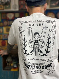 残りSサイズのみ ノースノーネーム 半袖Tシャツ メンズ NORTH NO NAME PATCH DESIGN PRINT T-SHIRT NO.17