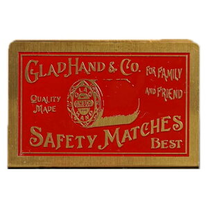 �O���b�h�n���h �}�b�` �{�b�N�X �z���_�[ �^�J�� GLAD HAND MATCHBOX HOLDER GANGSTERVILLE �M�����O�X�^�[�r�� WEIRDO �E�B�A�[�h OLD CROW �I�[���h�N���E