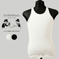 グラッドハンド タンクトップ メンズ 2枚SET パックTシャツ 無地 USAコットン GLAD HAND-05 STANDARD TAN…