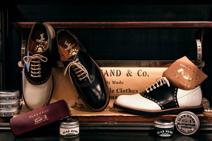 楽天市場】グラッドハンド x リーガル サドルシューズ メンズ GLADHAND  
