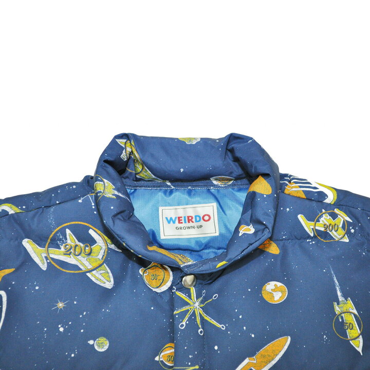 楽天市場】2XLサイズ WEIRDO SPACE TARGET - DOWN VEST (NAVY 