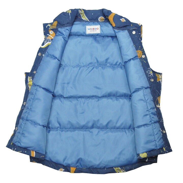 楽天市場】2XLサイズ WEIRDO SPACE TARGET - DOWN VEST (NAVY 