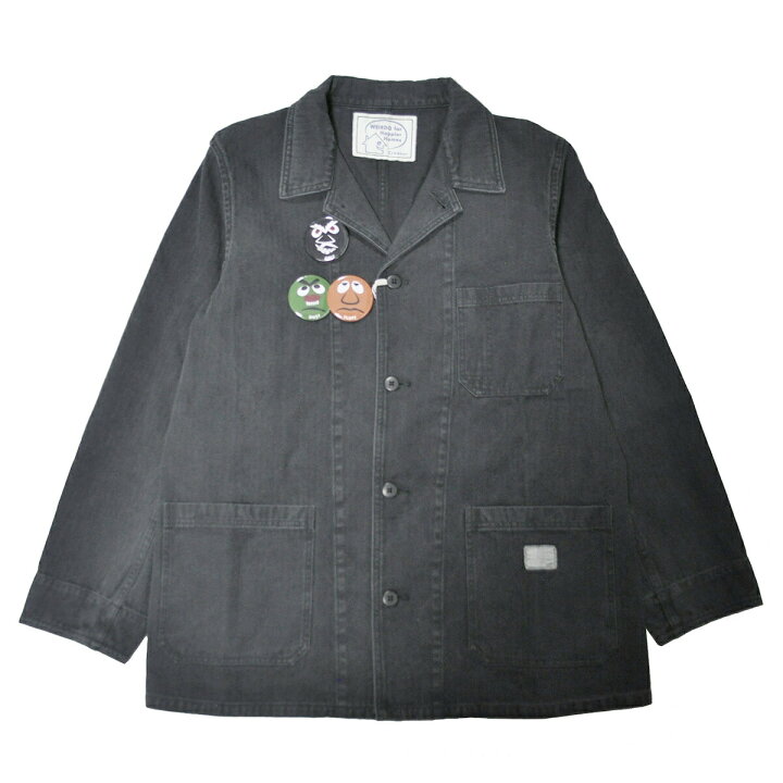 楽天市場】残りM・Lサイズのみ WEIRDO WOOVER - COAT (BLACK 