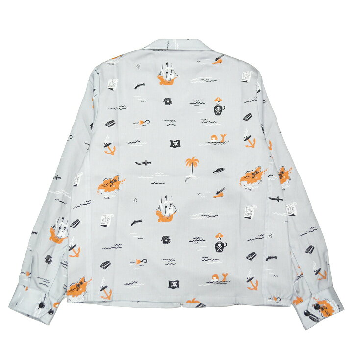 楽天市場】WEIRDO PIRATES - JACKET (GRAY) ウィアード 総柄 ワーク  