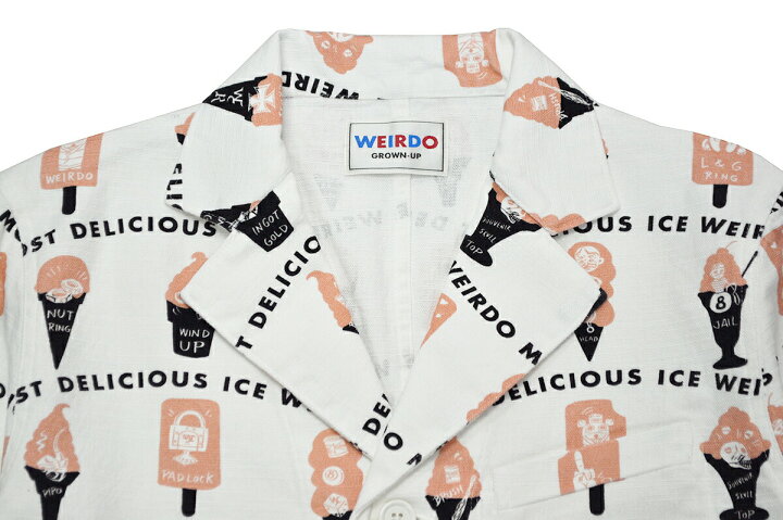 楽天市場】残りM・Lサイズのみ WEIRDO ICE MANIA - SHOP COAT (WHITE 