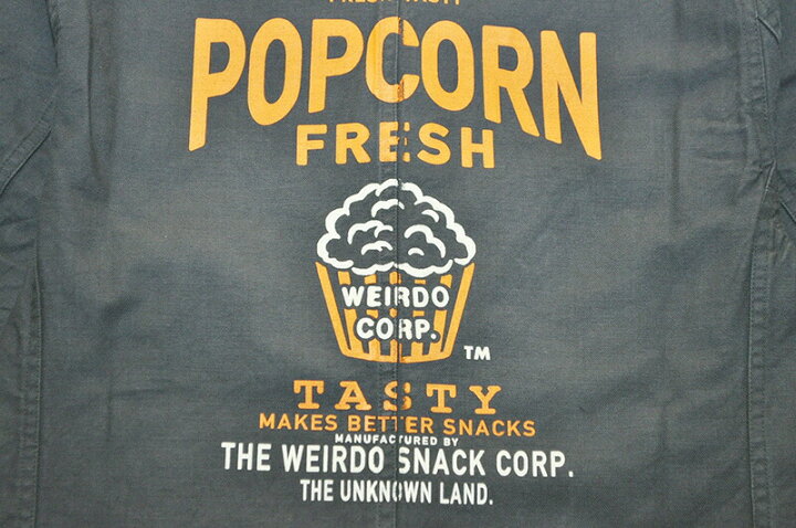 楽天市場】残りSサイズのみ WEIRDO POPCORN - COAT (BLACK)ウィアード 