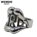 ウィアード ジュエリー リング 指輪 日本製 WEIRDO JEWELRY - LIPS RING GLADHAND グラッドハンド GANGSTERVILLE ギャ…