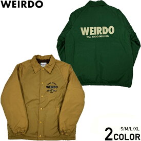 残りL・XLサイズのみ ウィアード コーチジャケット メンズ WEIRDO 3000MILE - COACH JACKET GLADHAND グラッドハンド GANGSTERVILLE ギャングスタービル OLD CROW オールドクロウ