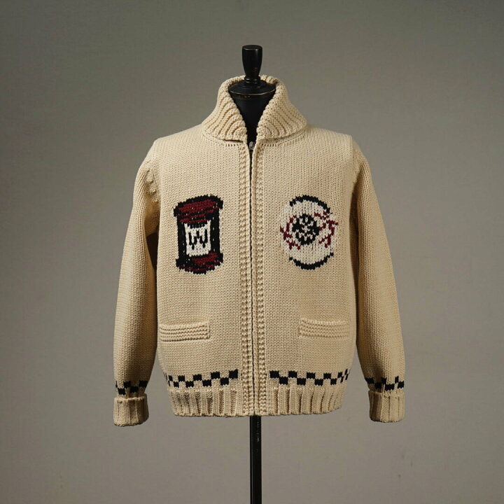 楽天市場】残りMサイズのみ ウィアード カウチン ニット カーディガン  