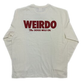 残りM・XLサイズのみ ウィアード クルーネック 長袖 Tシャツ ロンT メンズ WEIRDO 3000MILE - L/S T-SHIRTS GLADHAND グラッドハンド GANGSTERVILLE ギャングスタービル OLD CROW オールドクロウ