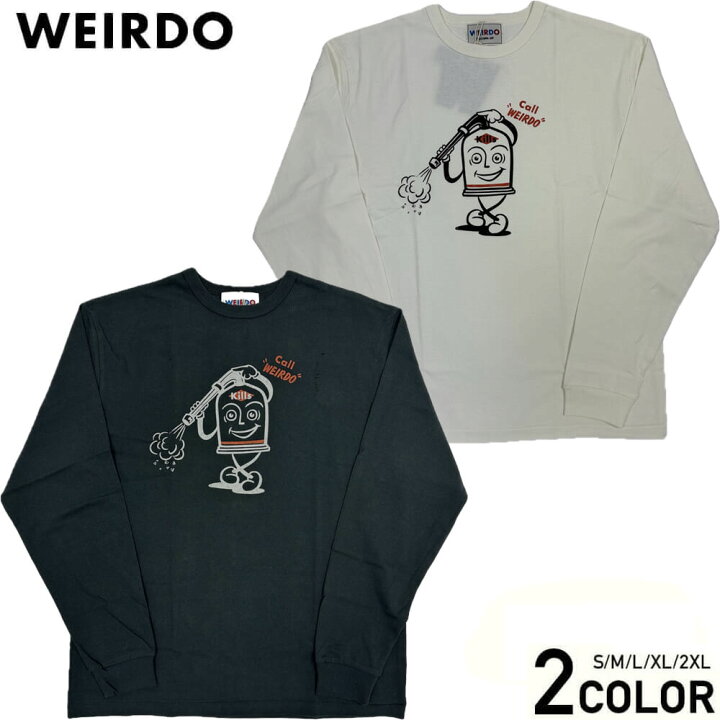 楽天市場】ウィアード クルーネック 長袖 Tシャツ ロンT メンズ WEIRDO 