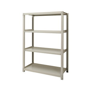 �y���[�J�[���񂹕i�zPRORACK 4�i���ʃX�`�[�����b�N 300Kg/�i�{���g���X ��{W1200xD600xH1800 �A�C�{���[ ��3MS-6460-4