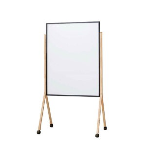 【メーカー取り寄せ品】木製脚両面ホーローホワイトボード WM(ウッドベースミックス)シリーズ◆WMHD34