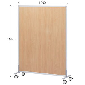 アールエフヤマカワ シンプルスクリーンII W1200 ワイド ナチュラル(キャスター仕様)RFSCR2-NAWCA