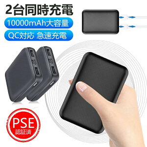 ���o�C���o�b�e���[ 10000mAh �d�M�x�X�g �y�� ���^ �d�M�x�X�g�p�o�b�e���[ �g�ѕ֗� �X�}�z�[�d�� �c�ʕ\�� LED���C�g�t�� ���s/�o��/��d�΍�/�h�ЃO�b�Y PSE�F�؍� iPhone/iPad/Android�e��Ή�