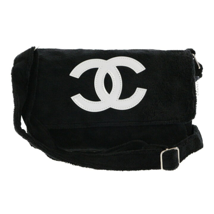 CHANEL ノベルティーショルダーバッグブラック（楽天市場】超美品 