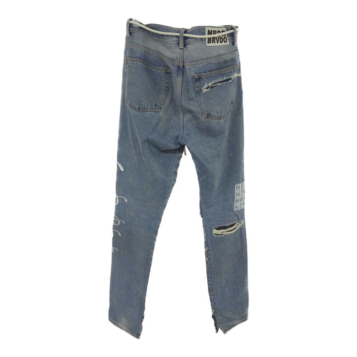 楽天市場】オフホワイト EV BRAVADO（エブブラバド）Slim Denim Pant W 