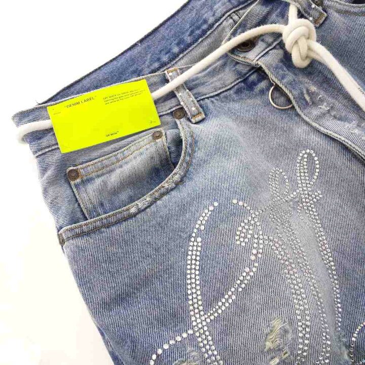 楽天市場】オフホワイト EV BRAVADO（エブブラバド）Slim Denim Pant W 