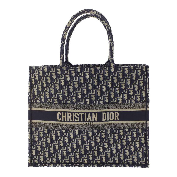 楽天市場】超美品・クリスチャンディオール DIOR BOOK TOTE ラージ  