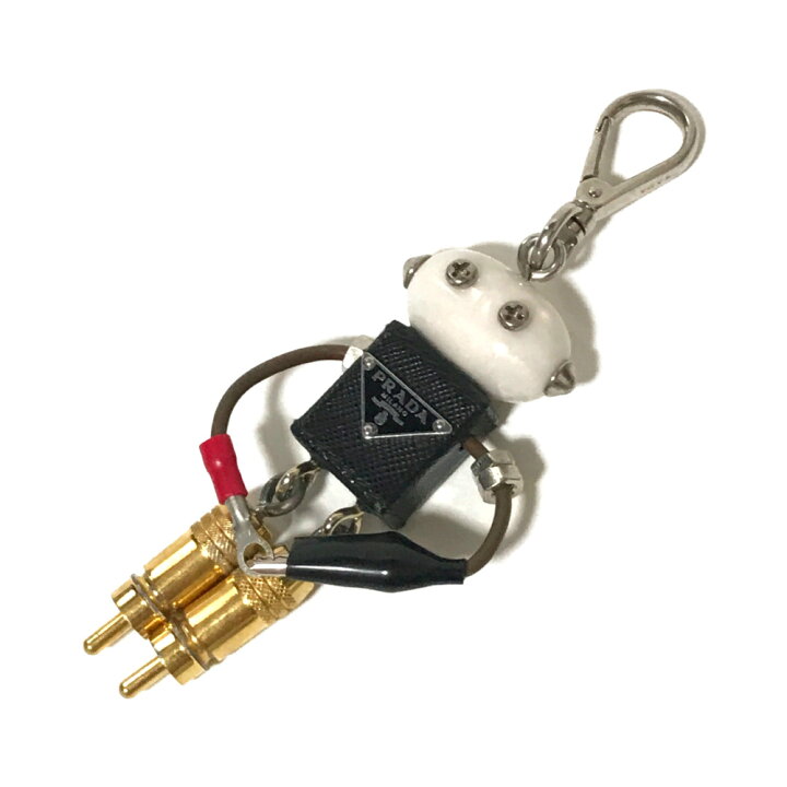 PRADA キーホルダー キーリング ロボット ユニセックス 楽天市場】PRADA プラダ ロボット エドワード チャーム キーホルダー キーチャーム  キーリング ホワイト ブラック マルチカラー 1ARA97 【中古】【u】 : Blumin 楽天市場店