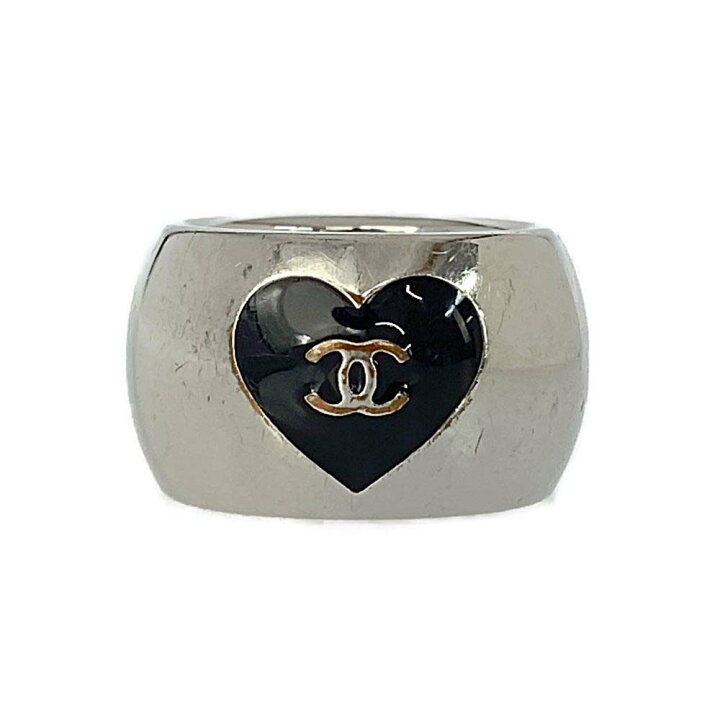 楽天市場】シャネル ハート・ココマークワイドリング・指輪-11.9g/12号  