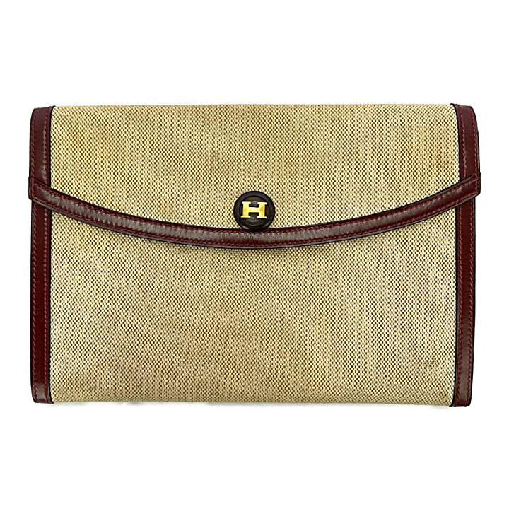 楽天市場】エルメス ポシェットリオ・クラッチバッグバッグ トワル  