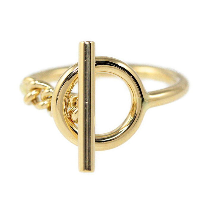 楽天市場】エルメス クロワゼット グレナンチェーンリング 指輪/K18YG  