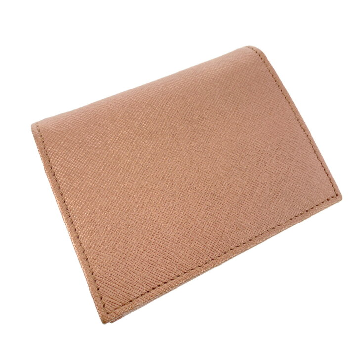 □中古□ プラダ 二つ折り 財布 ウォレット サフィアーノ メタル  