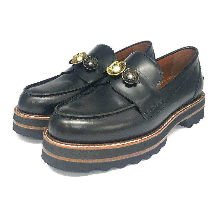 楽天市場】コーチ LENOX LOAFER フラワー ローファー/23.0cm/ブラック 