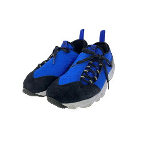 ナイキ AIR FOOTSCAPE MOTION (エアフットスケープモーション)・ローカットスニーカー 靴/599470-400/24.5/ブルー/NIKE【♀】【B】【レディース】/b201222【RF4】■360045【中古】