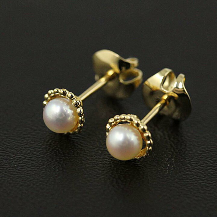 楽天市場】ミキモト シンプル アコヤ真珠 ベビーパール ミル打ち  