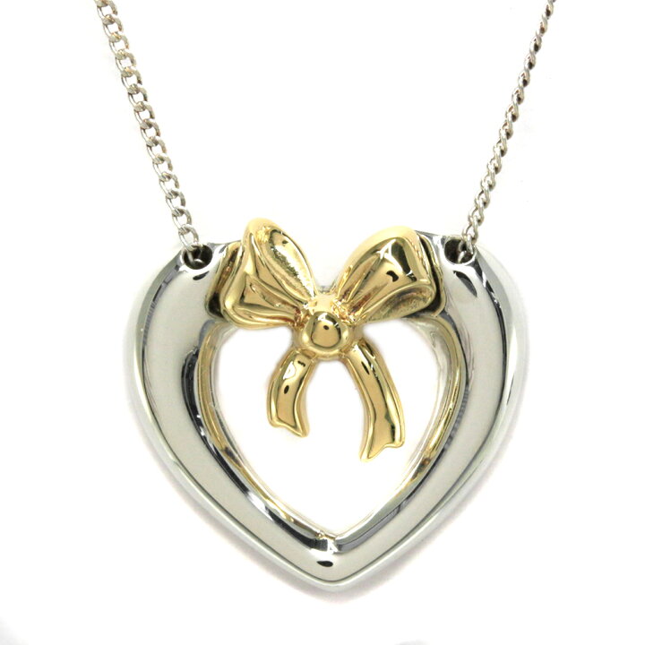 楽天市場】ティファニー ハート・リボン ネックレス・ペンダント/Sv925  