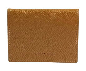 ブルガリ レザー コインケース（コインパース・小銭入れ）財布/BAEMEA/ブラウン/BVLGARI【♀】【A】【レディース】/b240320★■512783【中古】