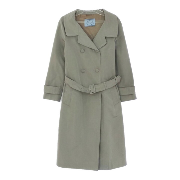 楽天市場】PRADA/プラダ シルクトレンチコート/29P106S171B03/36 