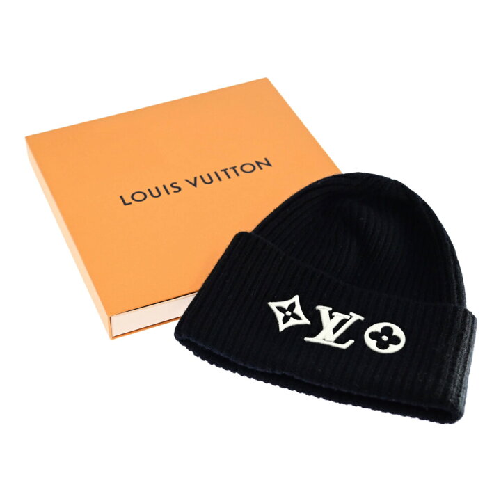 楽天市場】LOUIS VUITTON ルイヴィトン ビーニーLVヘッドライン ニット 