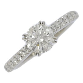 運命を約束する輝き HARRY WINSTON ソリティア ロマンス ダイヤモンドリング 0.74ct Pt950 10号【♀】【N】【レディース】/h240905★■529549【中古】