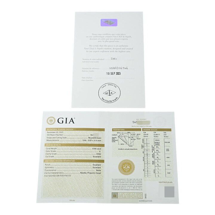 楽天市場】0.5ct/Van Cleef＆Arpels ヴァンクリーフアンドアーペル 