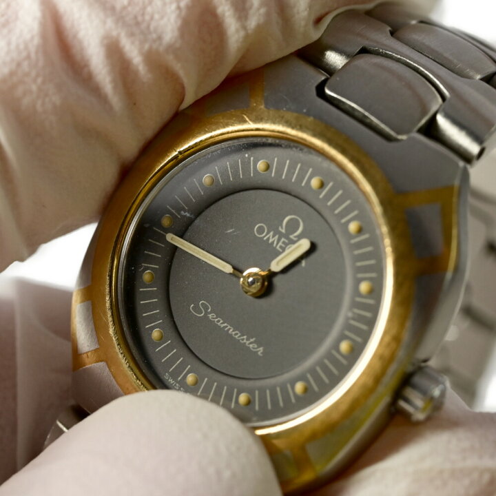 楽天市場】OMEGA オメガ シーマスター・ポラリス・デイト クォーツ時計  