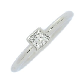 TIFFANY＆Co. ティファニー ビゼット・ダイヤモンドリング・指輪/Pt950-2.8g/6号/#46/プラチナ/プレゼント/記念日/婚約指輪【♀】【N】【レディース】/h250507★■555672【中古】