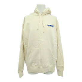 Supreme シュプリーム Restless Youth Hooded Sweatshirt・レストレス ユース フーデッド スウェット・パーカー/L/オフホワイト【春秋冬】【♂】【B】【メンズ】/b250515★■557749【中古】