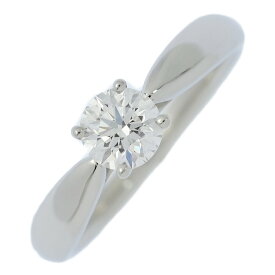 TIFFANY＆Co. ティファニー ティファニー ハーモニー 1P・ダイヤモンドリング・指輪/Pt950-3.0g/0.31ct/4号/#44/プラチナ【♀】【N】【レディース】/h250523★■557939【中古】