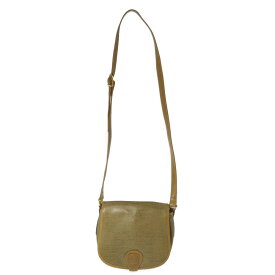 CELINE セリーヌ コーティングレザー トリオンフ 斜めがけ ミニ ショルダーバッグ/ベージュ系【オールシーズン】【♀】【B】【レディース】/b250616★■582018【中古】