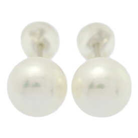 Φ8.0mm アコヤ真珠/Japan Pearl/真珠 パール スタッド ピアス/K14WG-1.8g/ホワイトゴールド/プレゼント/記念日/冠婚葬祭/贈り物【♀】【A】【レディース】/h250702★■583070【中古】