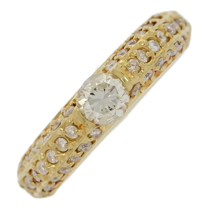楽天市場】0.66ct/49P・パヴェセッティング ダイヤモンド リング・指輪  