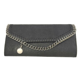 STELLA McCARTNEY ステラマッカートニー ファラベラ・2つ折りウォレット 長財布/391835/ブラック/プレゼント/記念日【♀】【A】【レディース】/b250709★■583994【中古】
