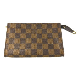 LOUIS VUITTON ルイヴィトン ダミエ・エベヌ・マレ・付属ポーチ バッグチャーム ポーチ/N42240/ブラウン/バッグアクセサリー【♀】【B】【レディース】/b250714★■584023【中古】