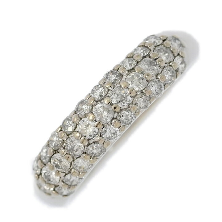 楽天市場】0.5ct/パヴェセッティング・3連/三連・ダイヤモンド リング  