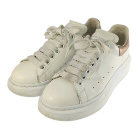 Alexander McQueen アレキサンダーマックイーン レザー 厚底 スニーカー 靴/553770/37 1/2/ホワイト【オールシーズン】【♀】【B】【レディース】/b250723★■585281【中古】